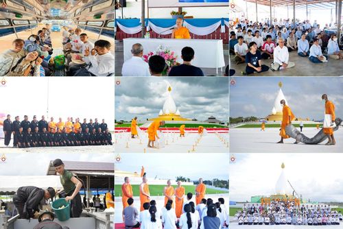 วันเสาร์ที่ 15 มีนาคม พ.ศ. 2568  การเตรียมงานของเจ้าหน้าที่ เพื่องานฉลองปทุมเจดีย์ ณ ศูนย์อบรมเยาวชนปัตตานี