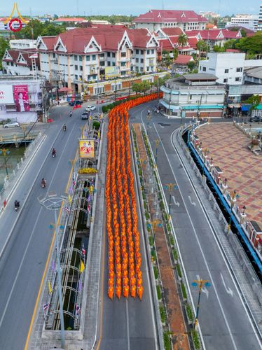 ภาพ No.211467:วันอาทิตย์ที่ 16 มีนาคม พ.ศ. 2568 ธรรมยาตราอัญเชิญพระบรมสารีริกธาตุ รอบเมืองปัตตานี ประดิษฐาน ณ ปทุมเจดีย์ เจดีย์พระพุทธเจ้า 5 พระองค์  ศูนย์อบรมเยาวชนปัตตานี