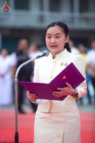 ภาพ No.211741:วันอาทิตย์ที่ 9 มีนาคม พ.ศ. 2568 พ่อเมืองโคราชจัดตักบาตรพระหมื่น ทำบุญเมือง 557 ปี