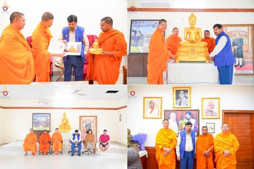 วันที่ 26 มีนาคม พ.ศ. 2568 วัดพระธรรมกายและมูลนิธิธรรมกาย มอบพระธรรมกายบรรจุพระธาตุแก่รัฐมนตรีว่าการกระทรวงยุติธรรมฯ ประเทศอินเดีย