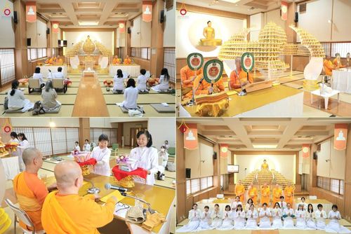 วันอาทิตย์ที่ 16 มีนาคม พ.ศ. 2568 พิธีบุพเปตพลี, ถวายภัตตาหาร, ปล่อยปลา วัดพระธรรมกายคานากาว่า ประเทศญี่ปุ่น