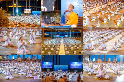 วันที่ 2 เมษายน พ.ศ.2568 นาคธรรมทายาท โครงการบรรพชาสามเณร ฟื้นฟูพระพุทธศาสนาทั่วไทย ปฎิบัติธรรม ณ วิหารคด 22 วัดพระธรรมกาย