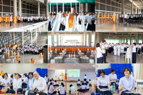 วันที่ 31 มีนาคม พ.ศ. 2568 ประชุมทีมงานการจัดถวายภัตตาหารพระ  เพื่องานวันถวายมหาสังฆทาน 40,000 กว่าวัด  วันคุ้มครองโลก ณ วัดพระธรรมกาย