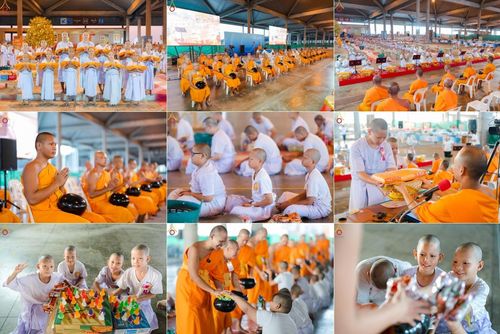 วันศุกร์ที่ 4 เมษายน พ.ศ.2568 นาคธรรมทายาทตักบาตรพระพี่เลี้ยง ในโครงการบรรพชาสามเณร ฟื้นฟูพระพุทธศาสนาทั่วไทย ณ วิหารคด 22 วัดพระธรรมกาย