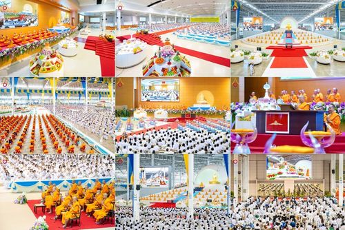 วันอาทิตย์ต้นเดือนที่ 6 เมษายน พ.ศ. 2568 พิธีบูชาข้าวพระ สภาธรรมกายสากล วัดพระธรรมกาย