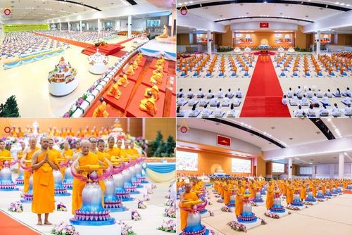 วันอาทิตย์ต้นเดือนที่ 6 เมษายน พ.ศ. 2568 พิธีทอดผ้าป่าสมทบ เพื่องานถวายมหาสังฆทาน 40,000 กว่าวัดทั่วประเทศ ณ สภาธรรมกายสากล วัดพระธรรมกาย