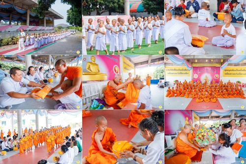 วันพฤหัสบดีที่ 3 เมษายน พ.ศ. 2568 พิธีบรรพชาสามเณร ภาคฤดูร้อน รุ่นที่ 15  บูชาธรรมหลวงพ่อธัมมชโย 81 ปี 81 รูป ณ ศูนย์ปฏิบัติธรรมสวนผึ้ง จ.ราชบุรี