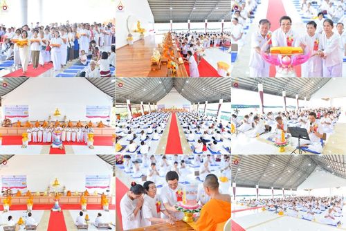 วันเสาร์ที่ 5 เมษายน พ.ศ. 2568 พิธีทอดผ้าป่าสามัคคีสร้างกุฎิสงฆ์ ณ ธุดงคสถานอำนาจเจริญ