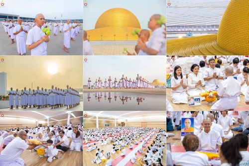 วันเสาร์ที่ 12 เมษายน พ.ศ. 2568 พิธีเวียนประทักษิณรอบพระมหาธรรมกายเจดีย์  พิธีวันทาเจดีย์ พิธีขอขมาและมอบผ้าไตร ในโครงการอุปสมบทหมู่ บูชาธรรมหลวงพ่อธัมมชโย, โครงการธรรมทายาท ระดับอุดมศึกษา รุ่นที่ 52 ,  โครงการบวชพระนานาชาติ AEC & WAB CEO รุ่นที่ 4 , ณ ว