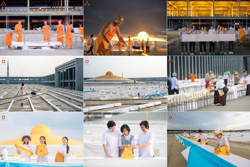 วันที่ 10-14 เมษายน พ.ศ. 2568 เจ้าหน้าที่อาสาสมัคร เตรียมงานวันคุ้มครองโลก ชุดที่ 2 วัดพระธรรมกาย จ.ปทุมธานี