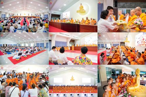 วันอาทิตย์ที่ 13 เมษายน พ.ศ. 2568 พิธีตักบาตรฉลองสามเณรใหม่ 75 รูป เนื่องในวันสงกรานต์ (โครงการบรรพชาสามเณรฟื้นฟูพระพุทธศาสนาทั่วไทย ประจำปีพุทธศักราช 2568) ณ ศูนย์ปฏิบัติธรรมระยอง(บ้านช่องลม) ตำบลบางบุตร อำเภอบ้านค่าย จังหวัดระยอง