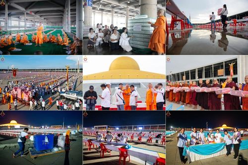 วันที่ 19-21 เมษายน พ.ศ. 2568 การเตรียมงานในลานธรรม , วิหารคด เพื่องานวันคุ้มครองโลก 22 เมษายน พ.ศ. 2568