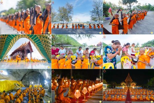 วันที่ 26-27 เมษายน พ.ศ. 2568 ศูนย์ปฏิบัติธรรมสวนผึ้ง ร่วมกับ ธุดงค์คสถานประจวบคีรีขันธ์ และวัดอ่าวน้อย  จัดกิจกรรมเดินธรรมยาตรา ตักบาตรข้าวสารอาหารแห้ง และจุดประทีปถวายเป็นพุทธบูชา ณ วัดอ่าวน้อย จ.ประจวบคีรีขันธ์