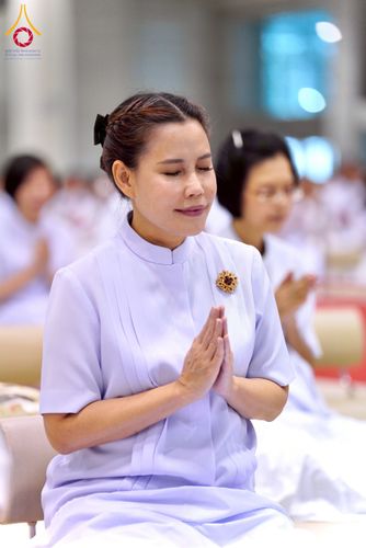 ภาพ No.223494:วันวิสาขบูชา วันอาทิตย์ที่ 11 พฤษภาคม พ.ศ. 2568 พิธีตักบาตร และปฎิบัติธรรม ณ สภาธรรมกายสากล วัดพระธรรมกาย