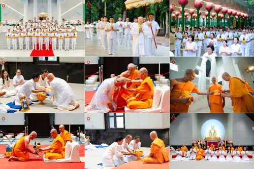 วันที่ 11 พฤษภาคม พ.ศ. 2568 พิธีบรรพชาของอุบาสก พิสิทธิ์ หมื่นแกล้ว  ณ วัดพระธรรมกาย