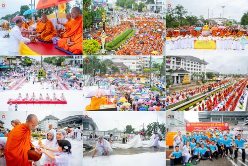 วันอาทิตย์ที่ 25 พฤษภาคม พ.ศ. 2568 พิธีตักบาตรพระ 1,000 รูปเมืองตรัง ครบรอบ 110 ปี เมืองทับเที่ยง ถวายเป็นพุทธบูชา ถวายเป็นพระราชกุศลแด่รัชกาลที่ 10 และอุทิศส่วนกุศลแด่อดีตเจ้าเมืองตรัง และบรรพบุรุษ ณ บริเวณหน้าศาลากลางจังหวัดตรัง ถนนพระราม 6