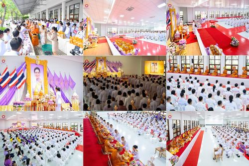 วันอังคารที่ 3 มิถุนายน พ.ศ. 2568 นายอำเภอคลองหลวง นำพสกนิกรรวมใจภักดิ์ สมเด็จพระนางเจ้าฯ พระบรมราชินี เนื่องในโอกาสวันเฉลิมพระชนมพรรษา ณ อาคารปลูกศรัทธา 2 วัดพระธรรมกาย อ.คลองหลวง จ.ปทุมธานี