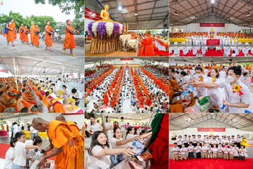 วันอาทิตย์ที่ 8 มิถุนายน พ.ศ. 2568 พิธีตักบาตรพระ 500 รูป ปีที่ 10 ณ ธุดงคสถานล้านนา อำเภอสันทราย จังหวัดเชียงใหม่