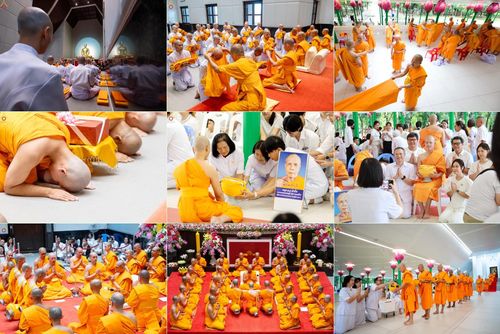 วันเสาร์ที่ 14 มิถุนายน พ.ศ. 2568 พิธีบรรพชา , พิธีถวายบาตร , พิธีอุปสมบท ในโครงการบรรพชาอุปสมบทหมู่ ผู้บริหารรุ่นที่ 15 และ อุดมศึกษา รุ่นที่ 52 ณ โบสถ์พระไตรปิฎก วัดพระธรรมกาย