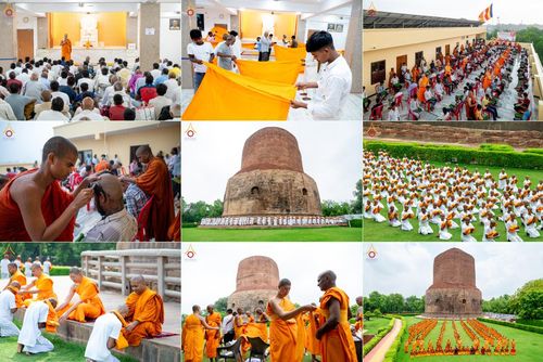 วันที่ 1 กรกฎาคม พ.ศ. 2568 โครงการบรรพชาสามเณร 300 รูป ถวายเป็นพุทธบูชา  วันอาสาฬหบูชา ณ จุดกำเนิดพระรัตนตรัย  ต้นแหล่งธัมมจักกัปปวัตตนสูตร เมืองพาราณสี  สารนาถ ประเทศอินเดีย