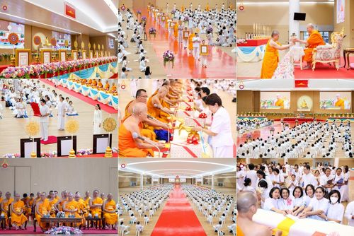 วันอาทิตย์ที่ 6 กรกฏาคม พ.ศ. 2568 พิธีมุทิตาสักการะพระครูสัญญาบัตร ปีพุทธศักราช 2568 ณ ห้องแก้วสารพัดนึก2 สภาธรรมกายสากล วัดพระธรรมกาย