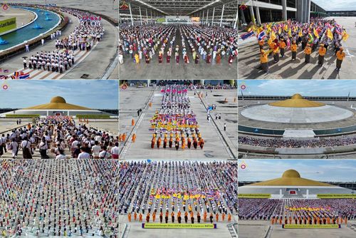 วันอาทิตย์ที่ 6 กรกฏาคม พ.ศ. 2568 พิธีสวดธัมมจักกัปปวัตตนสูตร เมียนมา ครั้งที่ 8 ณ มหาธรรมกายเจดีย์ วัดพระธรรมกาย