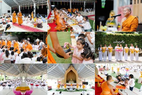 พิธีมุทิตาสักการะ "พระสิริรัตนเมธี" เจ้าคณะจังหวัดเลย ,พิธีถวายไทยธรรม ๙ วัด และพิธีทอดผ้าป่าเพื่อสร้างทุกสิ่ง  ในวาระทำบุญครบรอบ ๑๐ ปี ณ ศูนย์ปฏิบัติธรรมแก้วภูเรือ อ.ภูเรือ จ.เลย