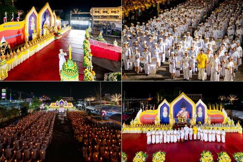 วันจันทร์ที่ 28 กรกฎาคม พ.ศ. 2568 พิธีถวายเครื่องราชสักการะและวางพานพุ่ม และพิธีจุดเทียนถวายพระพรชัยมงคล เนื่องในโอกาสวันเฉลิมพระชนมพรรษา พระบาทสมเด็จพระวชิรเกล้าเจ้าอยู่หัว ณ บริเวณหน้าอาคารสำนักงาน เทศบาลเมืองคลองหลวง จ.ปทุมธานี