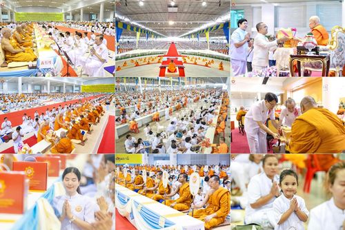 วันที่ 3 สิงหาคม พ.ศ. 2568 พิธีถวายมหาสังฆทานคณะสงฆ์ 2,000 กว่าวัดทั่วประเทศ ปีที่ 25 , พิธีถวายไทยธรรมคณะสงฆ์ 323 วัด 4 จังหวัดชายแดนภาคใต้ ณ วัดพระธรรมกาย