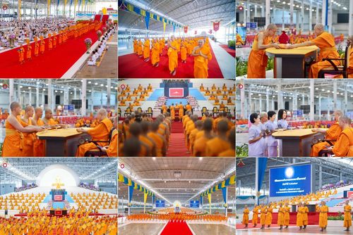 วันอาทิตย์ที่ 10 สิงหาคม พ.ศ.2568 พิธีมอบใบประกาศเกียรติคุณ โครงการสอบบาลี "ฉลองแชมป์" บูชาธรรม 80 ปี หลวงพ่อธัมมชโย ประจำปี 2568 และ พิธีมอบดวงแก้วสามเณรทรงบาลีไวยากรณ์ ณ สภาธรรมกายสากล วัดพระธรรมกาย ปทุมธานี