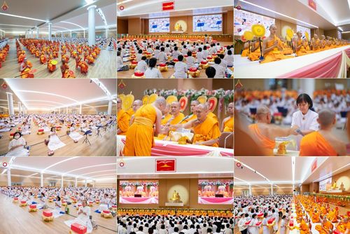 วันอาทิตย์ที่ 10 สิงหาคม พ.ศ. 2568 พิธีถวายไทยธรรมมุทิตาเปรียญธรรมและบาลีศึกษา ณ ห้องแก้วสารพัดนึก2 วัดพระธรรมกาย ปทุมธานี