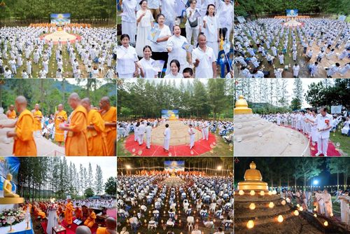 วันเสาร์ที่ 9 สิงหาคม พ.ศ. 2568 พิธีกลั่นแผ่นดิน โปรยทราย และจุดประทีปถวายเป็นพุทธบูชา จ.ระยอง สถาปนาองค์พระเจดีย์เพื่อสร้างสันติภาพโลก ณ ศูนย์ปฏิบัติธรรมระยอง(บ้านช่องลม) ต.บางบุตร อ.บ้านค่าย จ.ระยอง