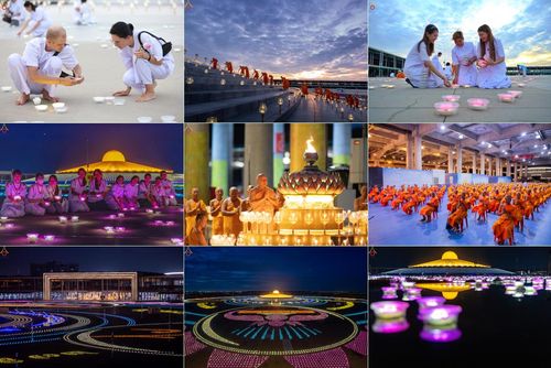 วันพุธที่ 27 สิงหาคม พ.ศ. 2568 พิธีจุดประทีป ในวันธรรมชัย ณ วัดพระธรรมกาย