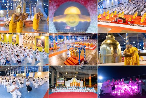 วันพุธที่ 27 สิงหาคม พ.ศ. 2568 พิธีฉลองชัยสวดมนต์ บทธัมมจักกัปปวัตตนสูตร ครบ 7,650,575,757 จบ ในวันธรรมชัย วัดพระธรรมกาย