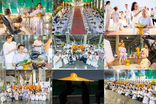 วันที่ 31 สิงหาคม พ.ศ. 2568 พิธีตัดปอยผมและปลงผม โครงการอุปสมบทหมู่บูชาธรรม ครบรอบ 108 ปี วันครูผู้ค้นพบวิชชาธรรมกาย ณ วัดพระธรรมกาย