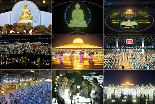 วันที่ 7 กันยายน พ.ศ. 2568 พิธีจุดประทีป วันครูผู้ค้นพบวิชชาธรรมกาย ณ ลานธรรมฯ และวิหารคด วัดพระธรรมกาย