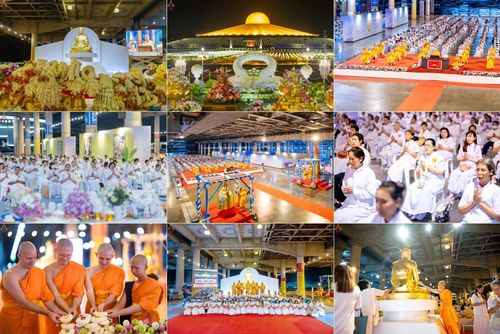 วันที่ 7 กันยายน พ.ศ. 2568 พิธีฉลองชัยสวดมนต์บทธัมมจักกัปปวัตตนสูตร 7,681,108,108 จบ ณ มหารัตนวิหารคด วัดพระธรรมกาย