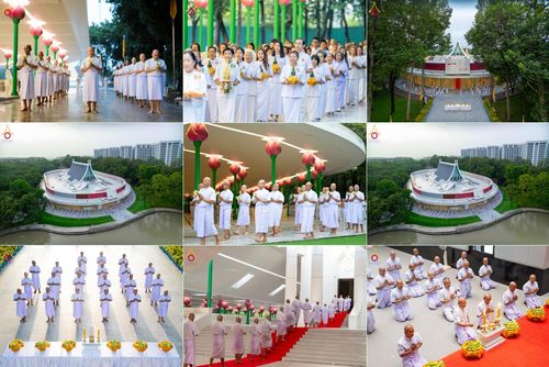 วันเสาร์ที่ 6 กันยายน พ.ศ. 2568 พิธีเวียนประทักษิณ และวันทาสีมาของนาคธรรมทายาท โครงการอุปสมบทหมู่บูชาธรรมครบรอบ 108 ปี วันครูผู้ค้นพบวิชชาธรรมกาย ณ โบสถ์พระไตรปิฎก วัดพระธรรมกาย