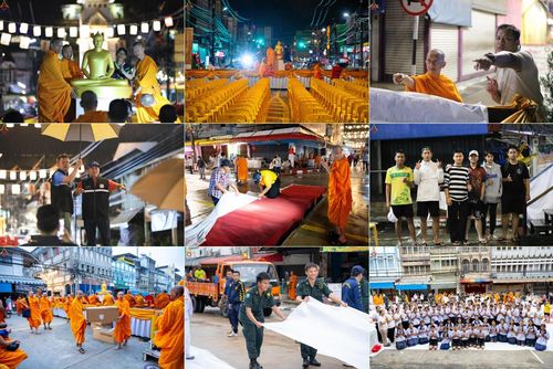 วันที่ 13-14 กันยายน พ.ศ. 2568 เจ้าหน้าที่ทุกสถานะ ทุกส่วนงาน ร่วมแรงร่วมใจ ปฏิบัติหน้าที่ เตรียมงาน เก็บงาน ตักบาตรพระ 555 รูป อ.เบตง จยะลา