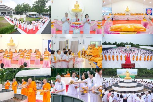 วันอาทิตย์ที่ 14 กันยายน พ.ศ. 2568 พิธีทอดผ้าป่า ซื้อดิน ปรับพื้นที่ลานธรรม  และพิธีกลั่นแผ่นดิน โปรยทราย สถาปนาองค์พระเจดีย์ เพื่อสร้างสันติภาพโลก  ณ ศูนย์ปฏิบัติธรรมสระบุรี อ.พระพุทธบาท จ.สระบุรี