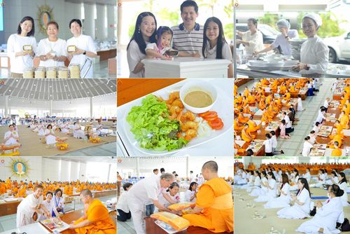 วันที่ 20 กันยายน พ.ศ. 2568 พิธีถวายเมนูสวรรค์เพื่อการบรรลุธรรม ณ หอฉันคุณยายอาจารย์ฯ วัดพระธรรมกาย