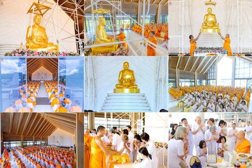 วันที่ 20 กันยายน พ.ศ. 2568 พิธีประดิษฐานรูปหล่อหลวงปู่วัดปากน้ำ ภาษีเจริญ ณ วิหารพระมงคลเทพมุนี (สด จนฺทสโร) ศูนย์ปฏิบัติธรรมภูเก็ต จ.ภูเก็ต