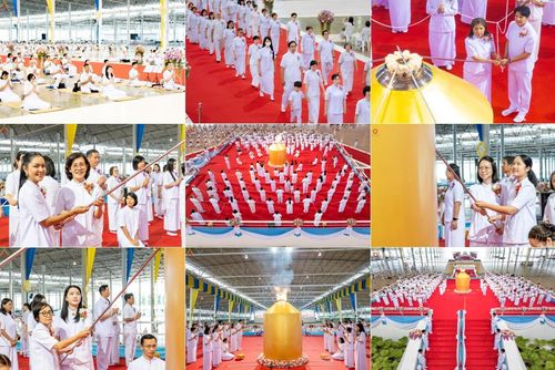 วันที่ 28 กันยายน พ.ศ. 2568 พิธีจุดเทียนใจ ไฟนิรันด์ อนันตชัย ณ สภาธรรมกายสากล วัดพระธรรมกาย