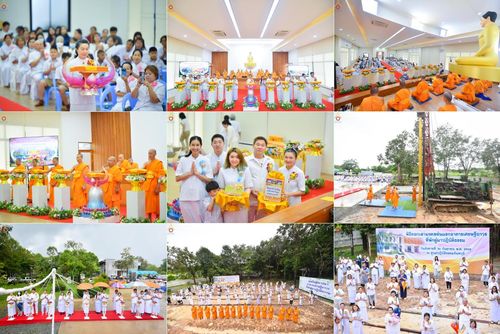 วันอังคารที่ 30 กันยายน พ.ศ. 2568 พิธีตอกเสามงคลต้นแรกอาคารเศรษฐีถาวร ที่พักผู้มาปฏิบัติธรรม ณ ศูนย์ปฏิบัติธรรมจันทบุรี