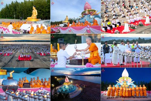 วันอังคารที่ 7 ตุลาคม พ.ศ. 2568 พิธีจุดประทีปบูชาพระรัตนตรัย ณ ลานธรรมปทุมรัตน์ธรรมเจดีย์ พุทธอุทยานนานาชาติ อ.โพนพิสัย จ.หนองคาย