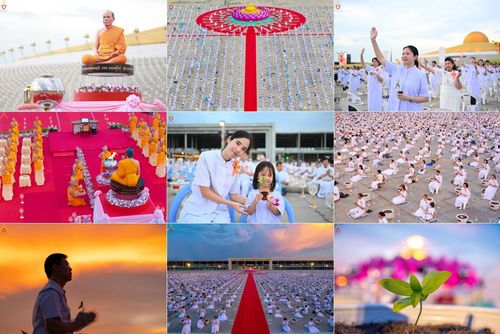 วันที่ 10 ตุลาคม พ.ศ. 2568 พิธีปลูกต้นทรัพย์บานชื่น ณ ลานธรรม วัดพระธรรมกาย