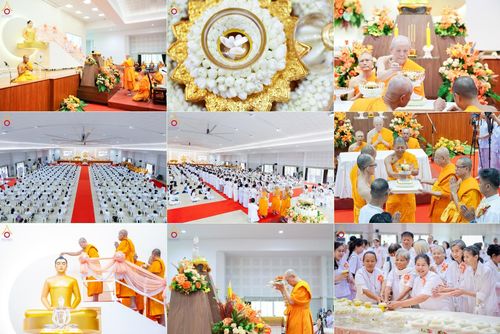 วันที่ 15 ตุลาคม พ.ศ. 2568 พิธีบรรจุพระบรมสารีริกธาตุภายในพระเกตุองค์พระประธาน สมโภชพระประธาน พระธรรมกาย ณ ศูนยอบรมเยาวชนกาญจนบุรี