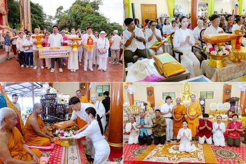 วันที่ 19 ตุลาคม พ.ศ. 2568 พิธีทอดกฐินสามัคคีทั่วไทย 30,000 วัด โดยคณะศิษยานุศิษย์ บูชาธรรม 81 ปี หลวงพ่อธัมมชโย ณ วัดโฆษิตวิหาร จ.ภูเก็ต