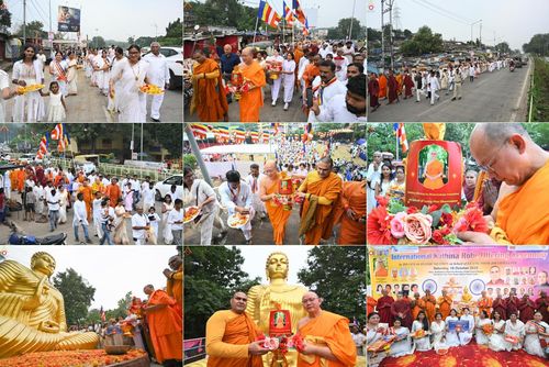 วันที่ 18 ตุลาคม พ.ศ. 2568 พิธีแห่กฐิน และกฐินสมทบหลวงพ่อ ธัมมชโย  ถวายแด่ วัดพุทธภูมิ เมืองโภปาล รัฐมัธยประเทศ ประเทศอินเดีย 