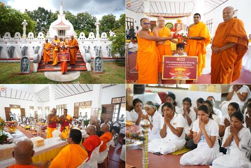 วันที่ 17 ตุลาคม พ.ศ. 2568 กฐินสมทบต่างประเทศ บูชาธรรม 81 ปี หลวงพ่อธัมมชโย ณ วัดศรีบุปผาราม เมืองปัลเลโปลา ประเทศศรีลังกา 